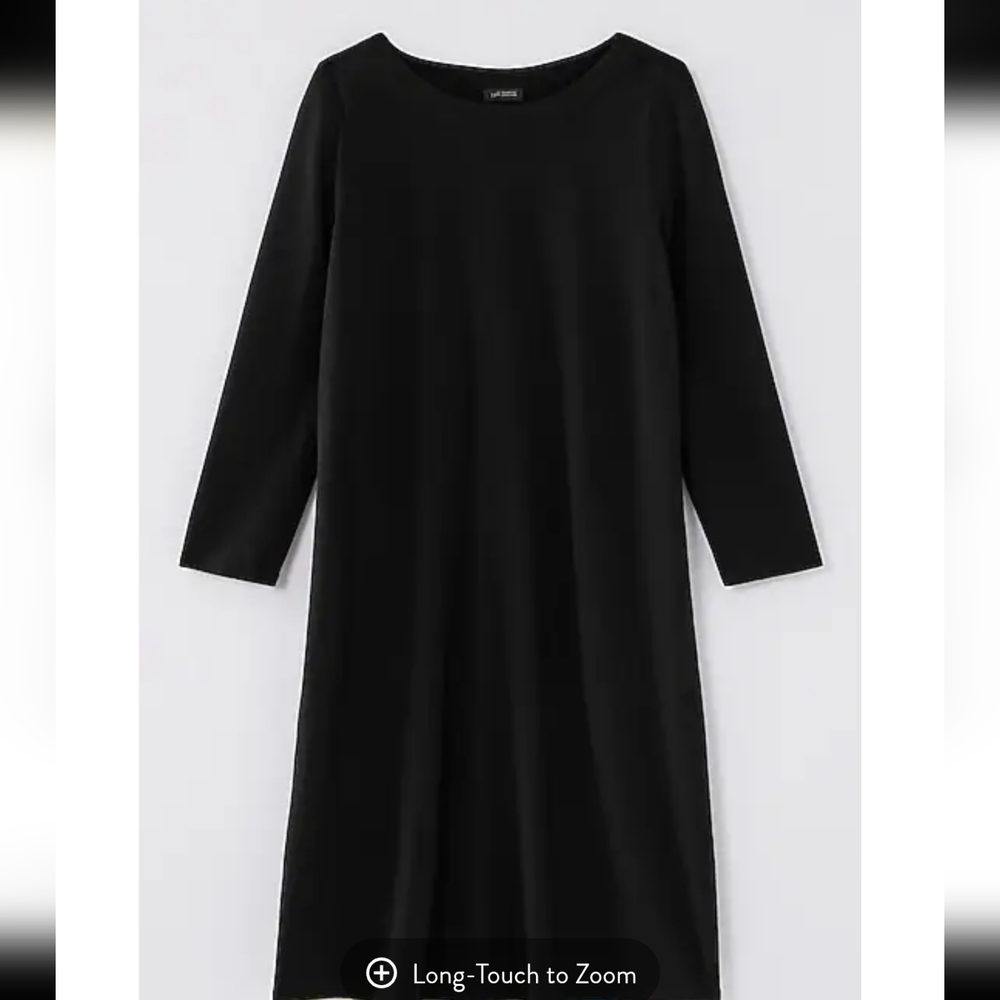 J. Jill Classic Wearever Knit Pleat-Back Dress Size Medium NWT